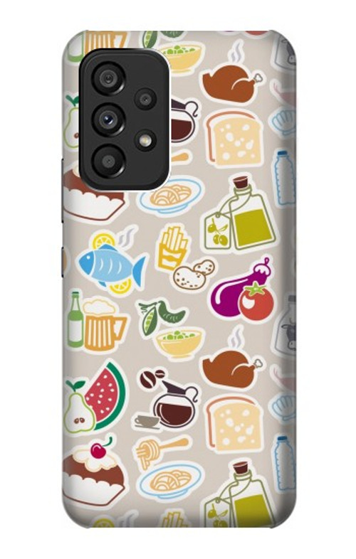 S2321 Food and Drink Seamless Case Cover Custodia per Samsung Galaxy A53 5G S2321 Food and Drink Seamless Case Cover Custodia per Samsung Galaxy A53 5G