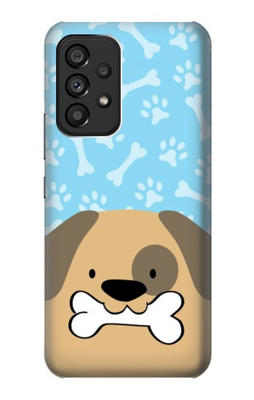 S2669 Cute Dog Paws Bones Cartoon Case Cover Custodia per Samsung Galaxy A53 5G