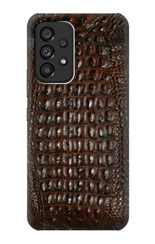 S2850 Brown Skin Alligator Graphic Printed Case Cover Custodia per Samsung Galaxy A53 5G S2850 Brown Skin Alligator Graphic Printed Case Cover Custodia per Samsung Galaxy A53 5G
