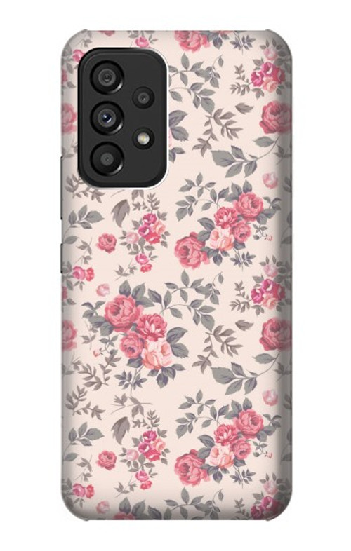 S3095 Vintage Rose Pattern Case Cover Custodia per Samsung Galaxy A53 5G