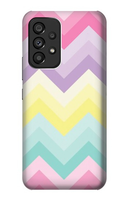 S3514 Rainbow Zigzag Case Cover Custodia per Samsung Galaxy A53 5G S3514 Rainbow Zigzag Case Cover Custodia per Samsung Galaxy A53 5G