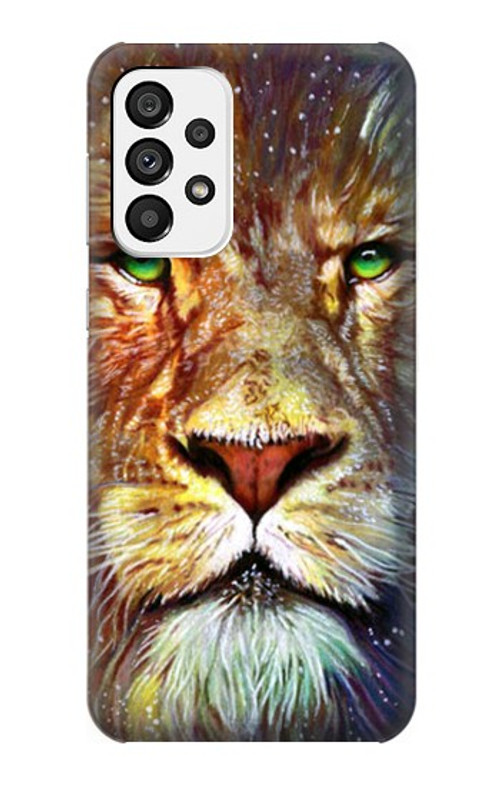 S1354 Lion Case Cover Custodia per Samsung Galaxy A73 5G