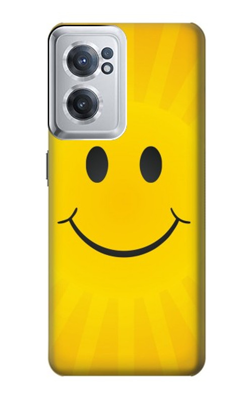 S1146 Yellow Sun Smile Case Cover Custodia per OnePlus Nord CE 2 5G