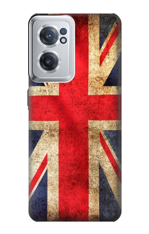 S2303 British UK Vintage Flag Case Cover Custodia per OnePlus Nord CE 2 5G