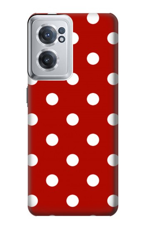 S2951 Red Polka Dots Case Cover Custodia per OnePlus Nord CE 2 5G