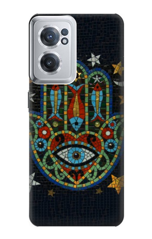 S3175 Hamsa Hand Mosaics Case Cover Custodia per OnePlus Nord CE 2 5G