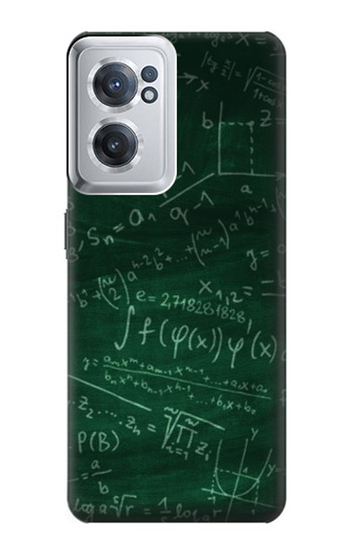 S3190 Math Formula Greenboard Case Cover Custodia per OnePlus Nord CE 2 5G