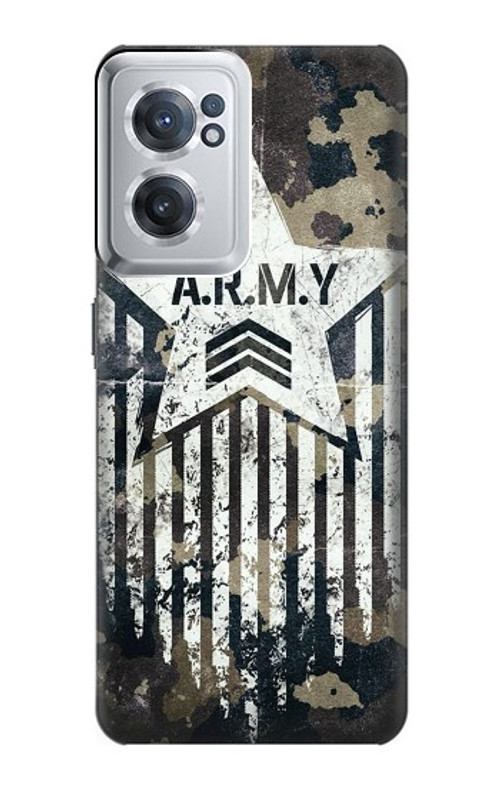 S3666 Army Camo Camouflage Case Cover Custodia per OnePlus Nord CE 2 5G