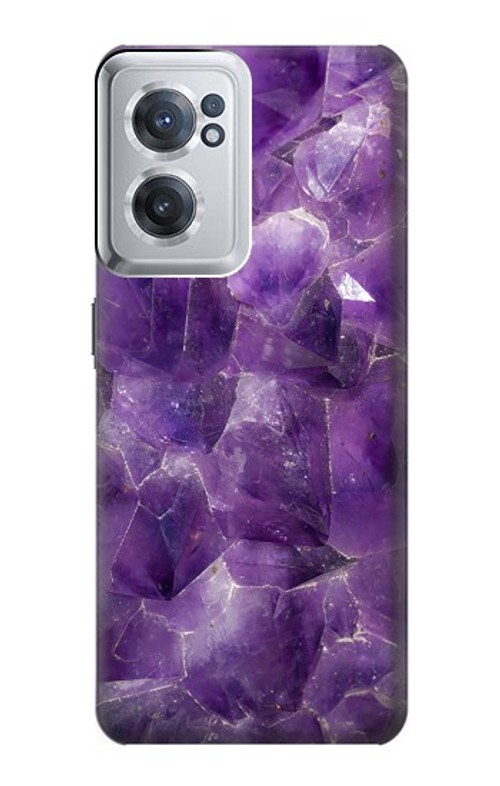 S3713 Purple Quartz Amethyst Graphic Printed Case Cover Custodia per OnePlus Nord CE 2 5G