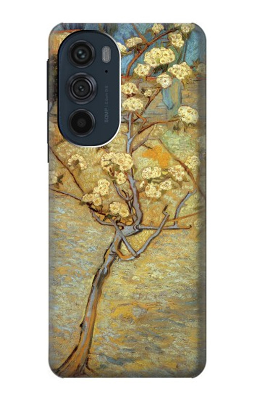 S1978 Van Gogh Letter Pear Tree Blossom Case Cover Custodia per Motorola Edge 30 Pro