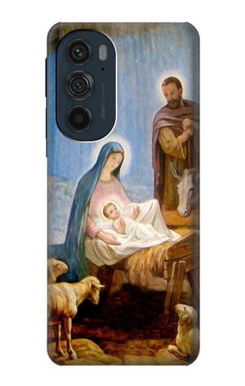 S2276 The Nativity Case Cover Custodia per Motorola Edge 30 Pro