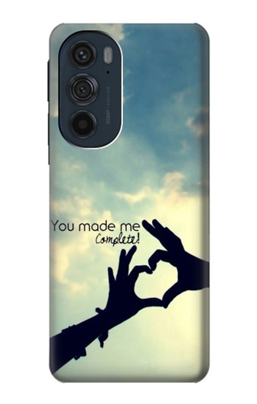 S2640 You Made Me Complete Love Case Cover Custodia per Motorola Edge 30 Pro S2640 You Made Me Complete Love Case Cover Custodia per Motorola Edge 30 Pro