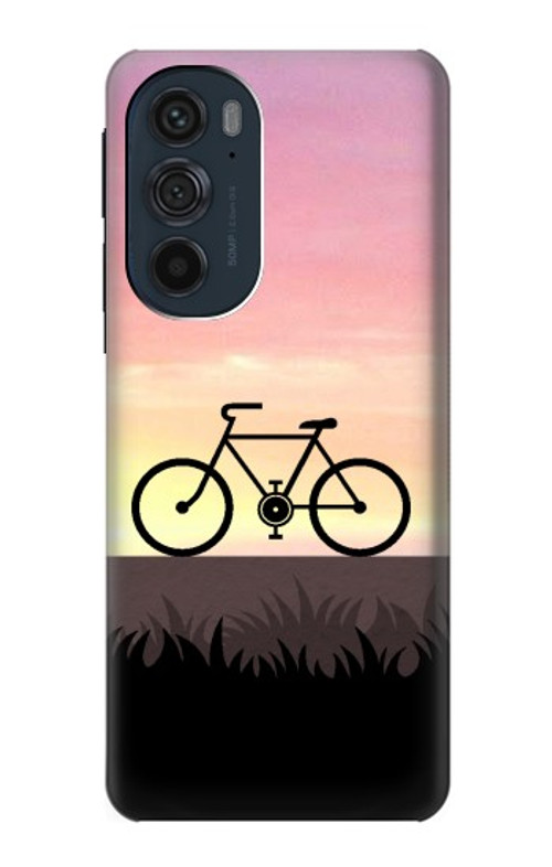 S3252 Bicycle Sunset Case Cover Custodia per Motorola Edge 30 Pro