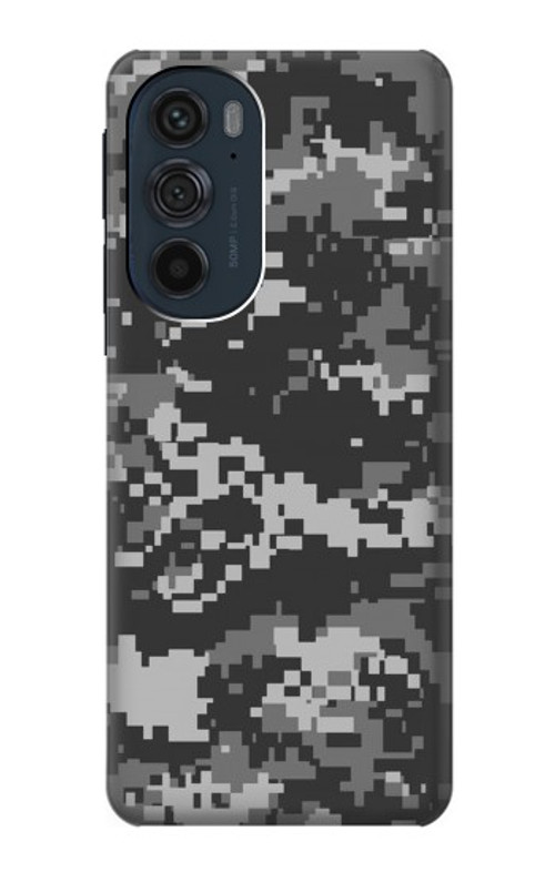 S3293 Urban Black Camo Camouflage Case Cover Custodia per Motorola Edge 30 Pro