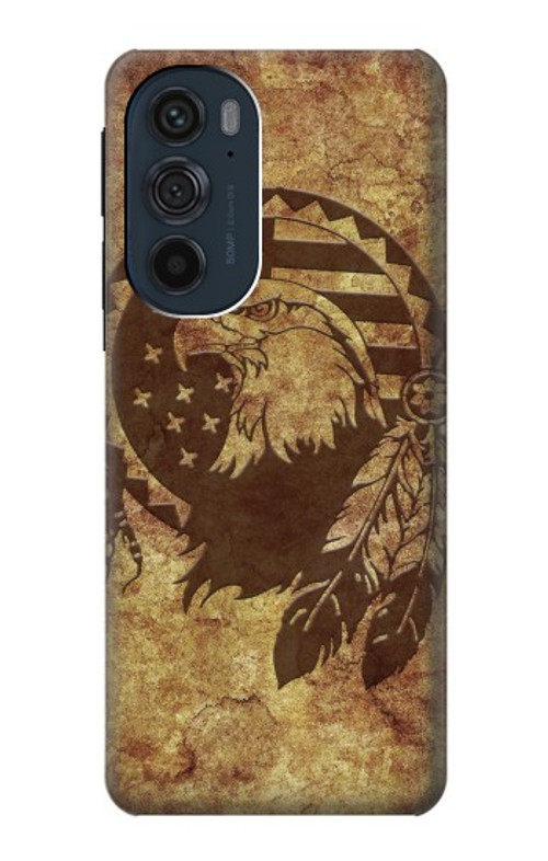 S3378 Native American Case Cover Custodia per Motorola Edge 30 Pro