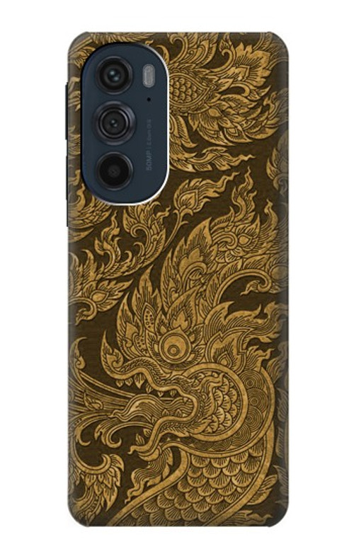 S3382 Thai Art Naga Case Cover Custodia per Motorola Edge 30 Pro