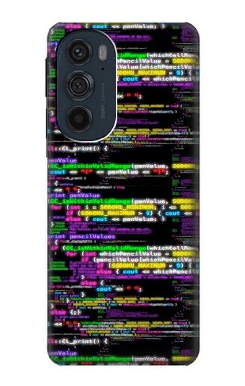 S3420 Coding Programmer Case Cover Custodia per Motorola Edge 30 Pro
