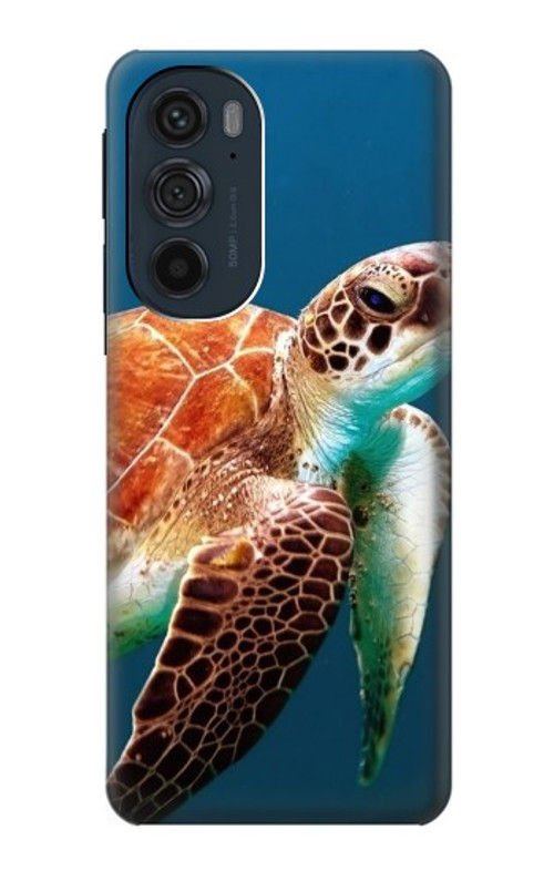 S3497 Green Sea Turtle Case Cover Custodia per Motorola Edge 30 Pro