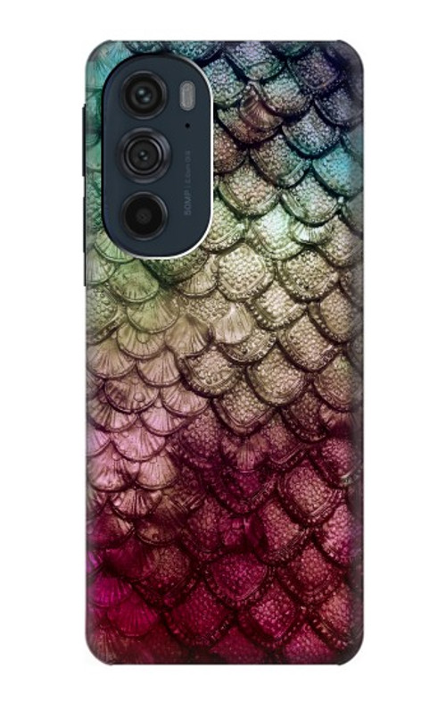 S3539 Mermaid Fish Scale Case Cover Custodia per Motorola Edge 30 Pro