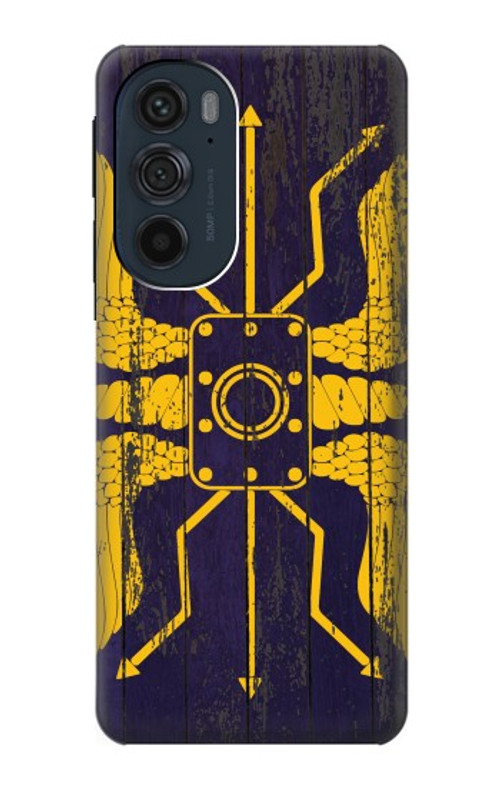 S3546 Roman Shield Blue Case Cover Custodia per Motorola Edge 30 Pro