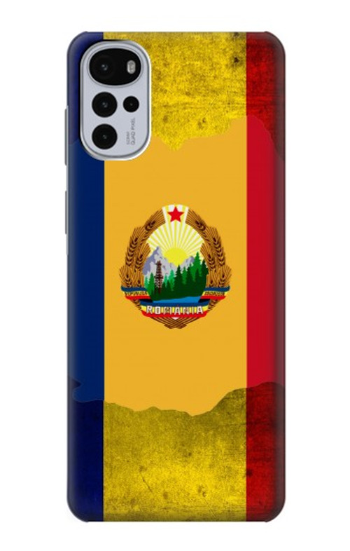 S3021 Romania Flag Case Cover Custodia per Motorola Moto G22