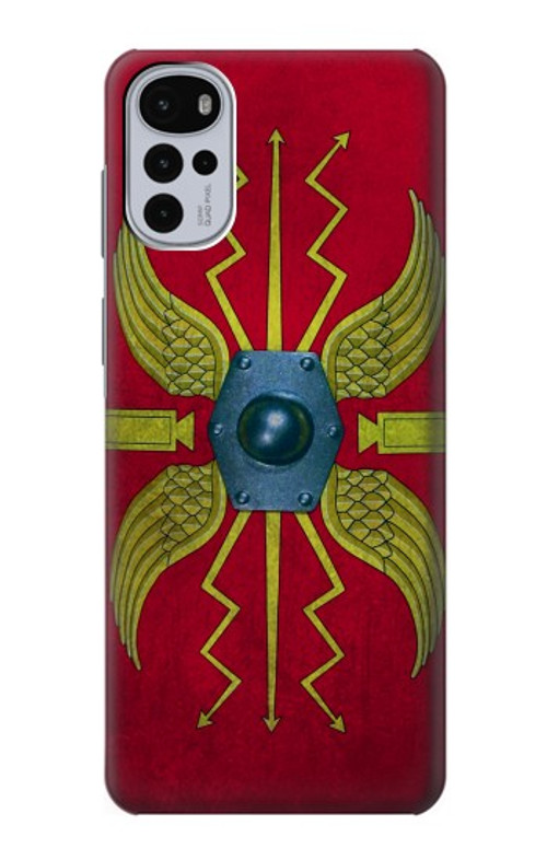 S3206 Roman Shield Scutum Case Cover Custodia per Motorola Moto G22