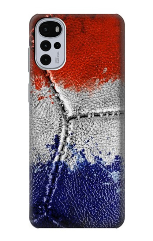 S3304 France Flag Vintage Football Graphic Case Cover Custodia per Motorola Moto G22