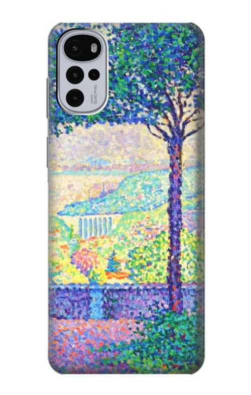 S3349 Paul Signac Terrace of Meudon Case Cover Custodia per Motorola Moto G22