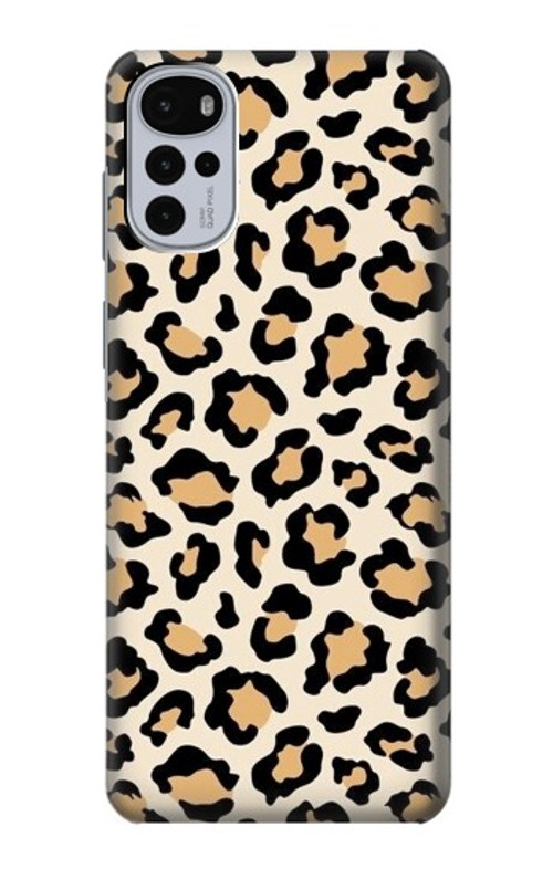 S3374 Fashionable Leopard Seamless Pattern Case Cover Custodia per Motorola Moto G22