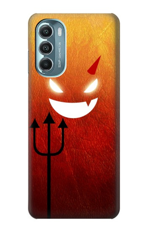 S2454 Red Cute Little Devil Cartoon Case Cover Custodia per Motorola Moto G Stylus 5G (2022)