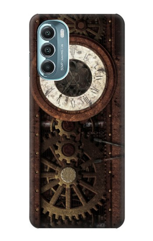 S3221 Steampunk Clock Gears Case Cover Custodia per Motorola Moto G Stylus 5G (2022)