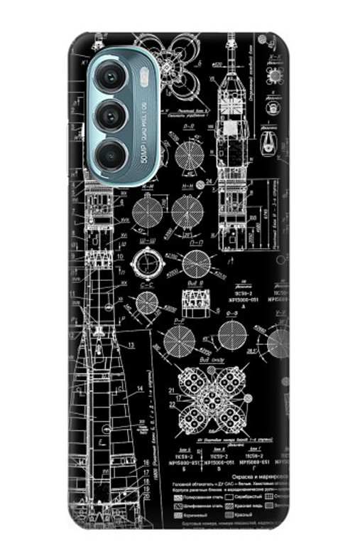 S3436 Apollo Blue Print Case Cover Custodia per Motorola Moto G Stylus 5G (2022)