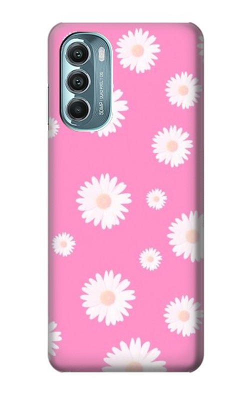 S3500 Pink Floral Pattern Case Cover Custodia per Motorola Moto G Stylus 5G (2022)