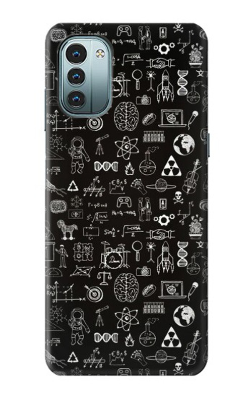 S3426 Blackboard Science Case Cover Custodia per Nokia G11, G21