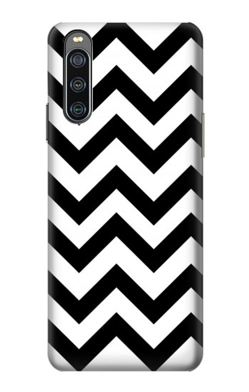 S1613 Chevron Zigzag Case Cover Custodia per Sony Xperia 10 IV