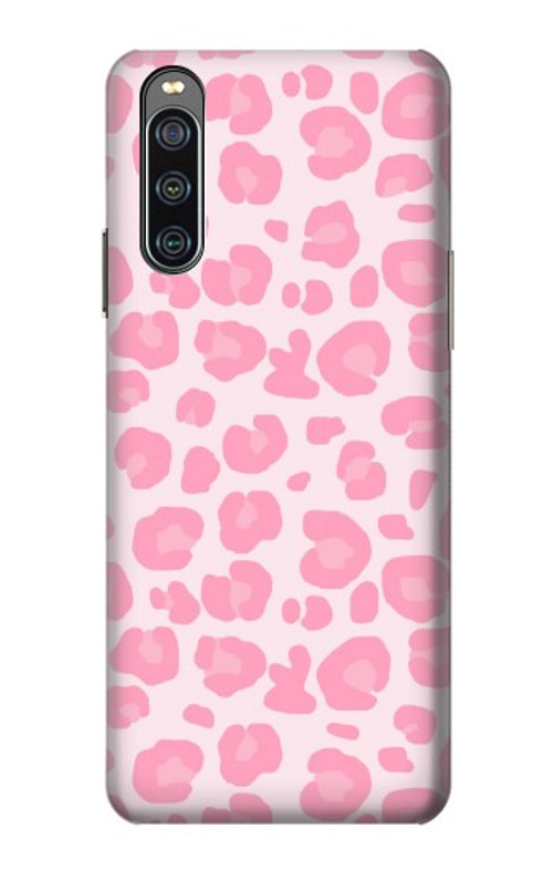 S2213 Pink Leopard Pattern Case Cover Custodia per Sony Xperia 10 IV S2213 Pink Leopard Pattern Case Cover Custodia per Sony Xperia 10 IV
