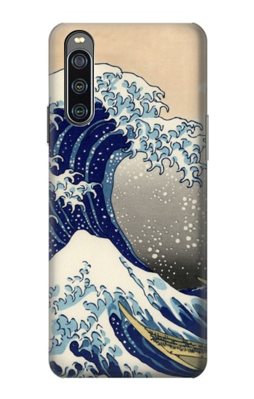 S2389 Hokusai The Great Wave off Kanagawa Case Cover Custodia per Sony Xperia 10 IV S2389 Hokusai The Great Wave off Kanagawa Case Cover Custodia per Sony Xperia 10 IV