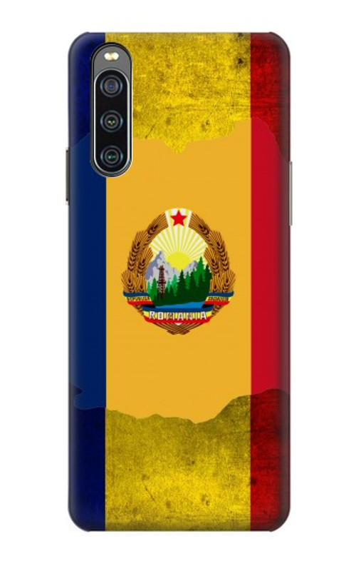 S3021 Romania Flag Case Cover Custodia per Sony Xperia 10 IV S3021 Romania Flag Case Cover Custodia per Sony Xperia 10 IV