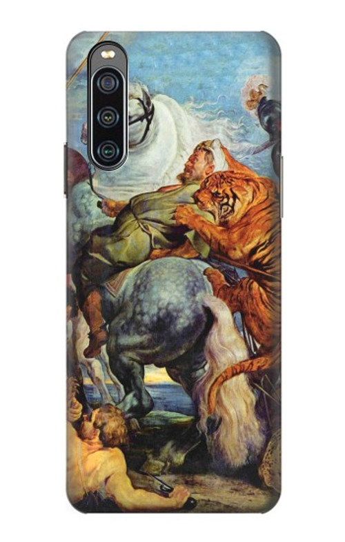 S3331 Peter Paul Rubens Tiger und Lowenjagd Case Cover Custodia per Sony Xperia 10 IV