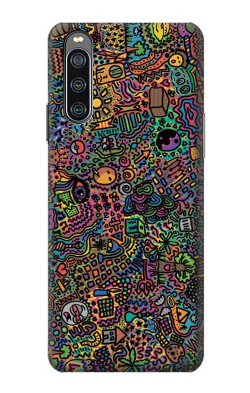 S3815 Psychedelic Art Case Cover Custodia per Sony Xperia 10 IV