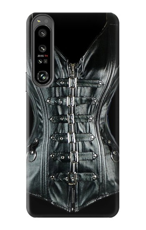 S1639 Gothic Corset Black Case Cover Custodia per Sony Xperia 1 IV S1639 Gothic Corset Black Case Cover Custodia per Sony Xperia 1 IV