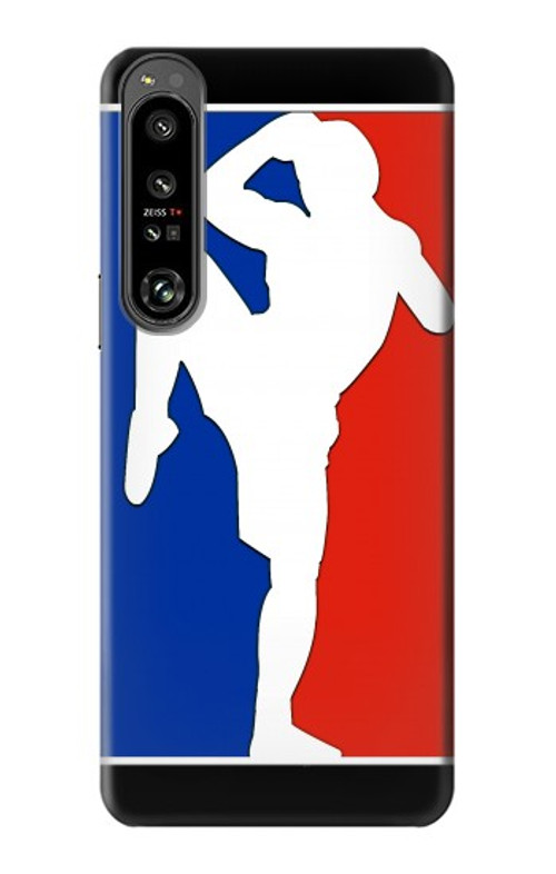 S2278 Muay Thai Kickboxing MMA Martial Art White Case Cover Custodia per Sony Xperia 1 IV
