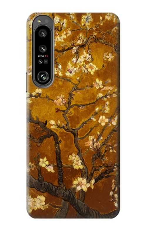S2663 Yellow Blossoming Almond Tree Van Gogh Case Cover Custodia per Sony Xperia 1 IV S2663 Yellow Blossoming Almond Tree Van Gogh Case Cover Custodia per Sony Xperia 1 IV