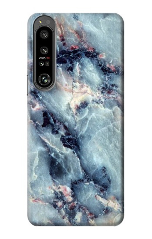 S2689 Blue Marble Texture Graphic Printed Case Cover Custodia per Sony Xperia 1 IV