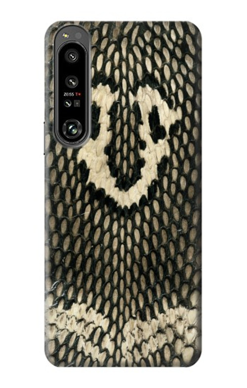 S2711 King Cobra Snake Skin Graphic Printed Case Cover Custodia per Sony Xperia 1 IV S2711 King Cobra Snake Skin Graphic Printed Case Cover Custodia per Sony Xperia 1 IV