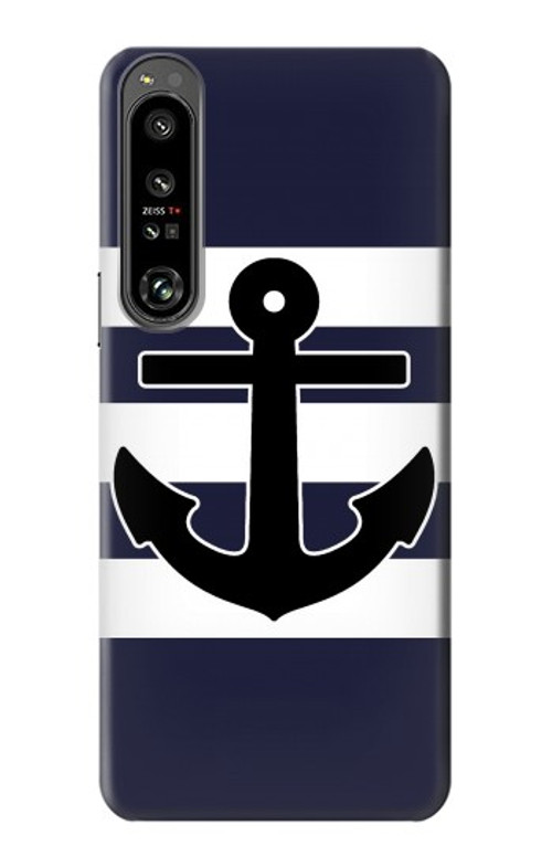 S2758 Anchor Navy Case Cover Custodia per Sony Xperia 1 IV S2758 Anchor Navy Case Cover Custodia per Sony Xperia 1 IV