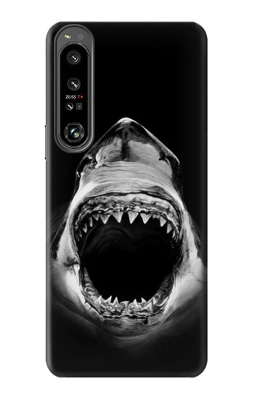 S3100 Great White Shark Case Cover Custodia per Sony Xperia 1 IV S3100 Great White Shark Case Cover Custodia per Sony Xperia 1 IV