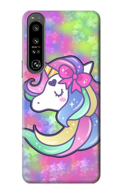 S3264 Pastel Unicorn Case Cover Custodia per Sony Xperia 1 IV