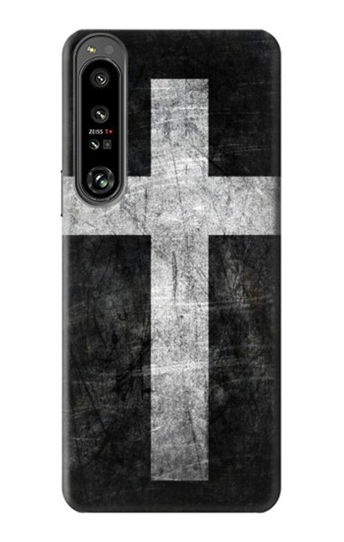 S3491 Christian Cross Case Cover Custodia per Sony Xperia 1 IV