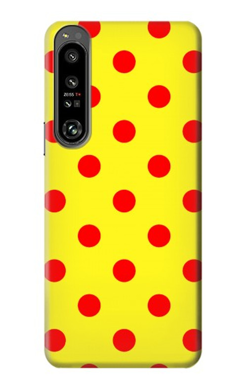 S3526 Red Spot Polka Dot Case Cover Custodia per Sony Xperia 1 IV